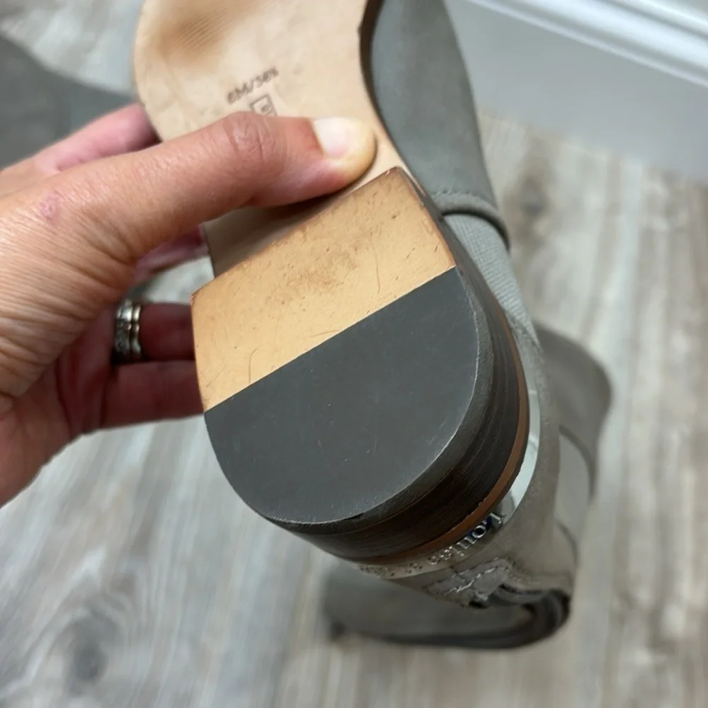 Louis Et Cie Vallery gore contrast size 6 suede gray